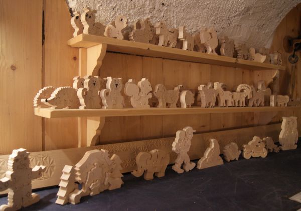 puzzle di legno animali fatto a mano personaggio del presepe 