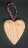 Piccolo cuore di legno da appendere a San Valentino