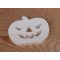 Figurina di zucca di Halloween da 3 mm da dipingere e incollare, abbellimento in legno massiccio fatto a mano per scrapbook