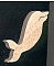 Figurina di delfino in legno modello piccolo