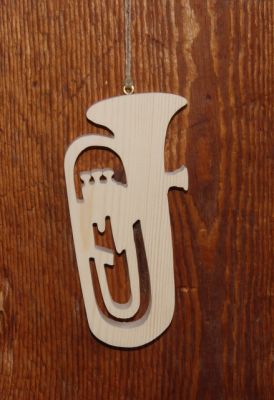 tuba in legno ht 15 cm decorazione per matrimonio