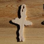 Ballerina figurina 3mm in legno massiccio abbellimento fatto a mano scrapbooking danza