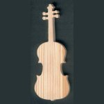 violino in legno ht15cm, decorazione musicale, regalo per musicisti, fatto a mano