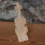 violino montato su legno massiccio decorazione di nozze regalo fatto a mano violinista