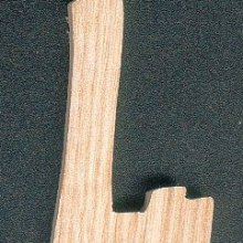 Numero di legno 4 5 cm da dipingere, da incollare