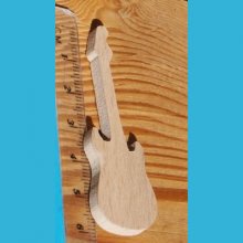 Figurina chitarra elettrica lg 6cm ep 3mm decorazione matrimonio