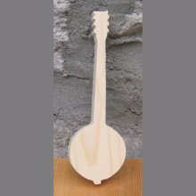 Banjo in legno massiccio ht15cm decorazione musicale fatta a mano, regalo per musicisti, musica