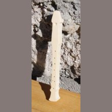 Flauto dolce in legno 15 cm, fatto a mano, decorazione, regalo per flautisti